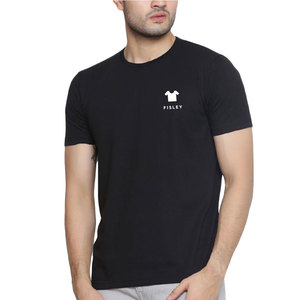 T-shirt personnalisé pour homme 100% coton, design décontracté léger de haute qualité, taille adulte, FISLEY INTERNATIONAL, manches courtes, respirant - Product Image 3