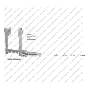 Finoc CHIETTO de acero inoxidable de grado médico de alta calidad, retractores abdominales para bebés, instrumentos quirúrgicos retractores abdominales - Product Image 1