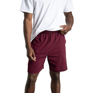Pantalones cortos de compresión para correr informales de alta calidad para hombre, pantalones cortos de malla para gimnasio con patrón sólido, venta al por mayor 2026 - Product Image 1