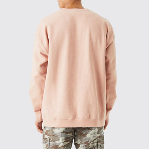 Sudadera de invierno personalizada al por mayor para hombre, color sólido, diseño bordado, manga larga, corte holgado, OEM - Product Image 2