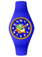 Montre-bracelet éducative en silicone hypoallergénique fabriquée en italie pour apprendre tout en s'amusant