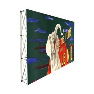 FEAMONT Knitted Aluminum Pop up Stand Tension Fabric Trade Show Display Durable and Versatile