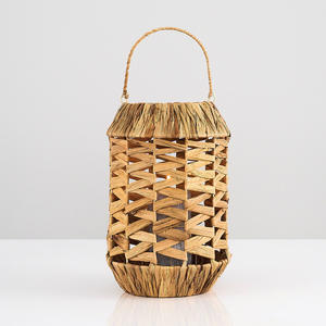 Mini <b>light</b> up lantern crafted from water hyacinth supplier <b>sale</b> beautiful design natural lanterns - Product Image 4