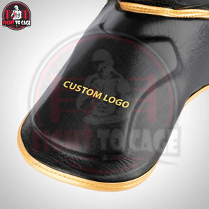 Protector de Espinilla de Boxeo de Cuero con Cierre de Velcro, Ligero, Duradero, con Absorción de Impactos, para Entrenamiento, Precio al por Mayor - Product Image 5