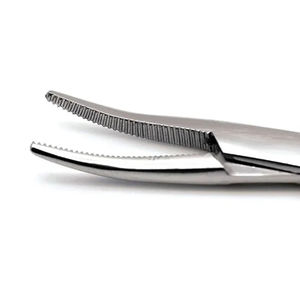 Juego de instrumentos de fórceps hemostáticos curvos de acero inoxidable de grado superior para procedimientos dentales quirúrgicos Abrazaderas de bloqueo de precisión - Product Image 2