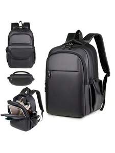 กระเป๋าเป้สะพายหลังใส่แล็ปท็อปกันน้ำได้ใช้ได้ทั้งชายและหญิงทำจากโพลีเอสเตอร์ใช้เดินทางธุรกิจเป็นมิตรต่อสิ่งแวดล้อมใช้ได้ทุกเพศ - Product Image 5