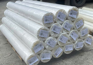 Panneaux en fer ondulé à film PE à prix compétitif 1000m de longueur Logo personnalisé Plaine de protection souple pour le moulage par soufflage de supermarché - Product Image 3