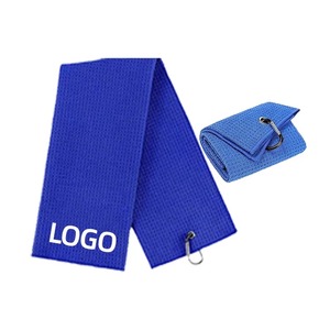 ผ้าขนหนูลูกกอล์ฟผ้าสะอาดแบบปักโลโก้ได้ตามต้องการ - Product Image 3