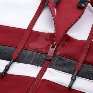 Ensemble de survêtement classique pour hommes avec sweat à capuche zippé et pantalon de jogging léger ensemble d'entraînement deux pièces pour hommes - Product Image 2