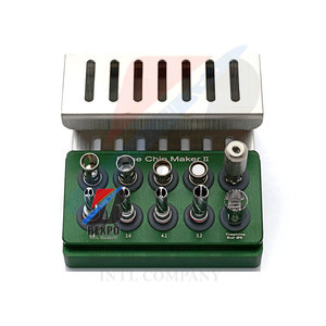 Kit de tréphine dentaire manuel Machine à fabriquer des puces osseuses et outils d'implantation Instrument pour la récolte d'os dans les procédures chirurgicales - Product Image 1