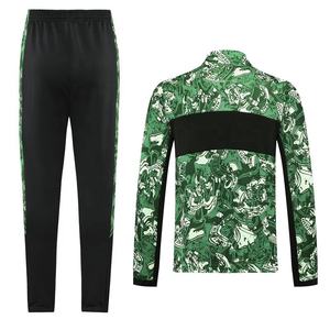 Conjunto Deportivo Personalizado de Invierno 100% Algodón, Sudadera Casual con Estampado por Sublimación, Chaqueta Cortavientos Transpirable de Forro Polar para Gimnasio y Entrenamiento, Pantalones - Product Image 3