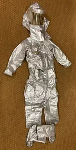 Feuille d'aluminium ignifuge résistante aux hautes températures 500 degrés combinaison de lutte contre l'incendie ignifuge vêtements de sécurité directs d'usine - Product Image 6