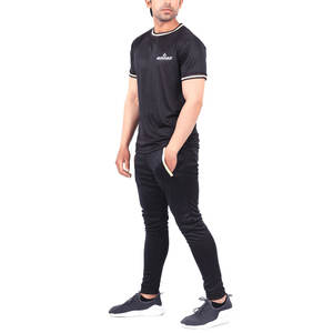 Chándal de verano para hombre con tela ligera y diseño transpirable Chándal de verano de dos piezas para hombre - Product Image 2