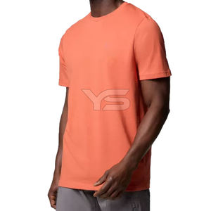 Camiseta extragrande de Algodón 100% con logotipo personalizado para hombre, camiseta de talla grande ligera Vintage Bleach Plain Dying con impresión personalizada - Product Image 3