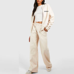 Chaqueta Deportiva para Mujer con Cierre de Cremallera, Tela Elástica Cómoda, Ropa Casual, Chándal con Diseño de Logotipo Personalizable y Manga Larga - Product Image 1