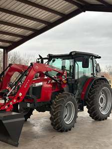 Low Hour Massey Ferguson 4710 Diesel Farm Tractor Utility Agricultural Equipment 4WD Front Loader Heavy Duty Commercial <b>Machine</b> - Product Image 3