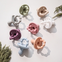 Tétines de biberon en silicone personnalisées et colorées pour bébé