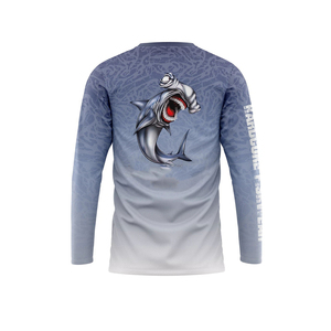 Camisa de Pesca UPF 50 Impermeable y Antibacteriana 100% Poliéster con Panel de Malla, Tallas Grandes, Elástica, Diseño Transpirable - Product Image 5
