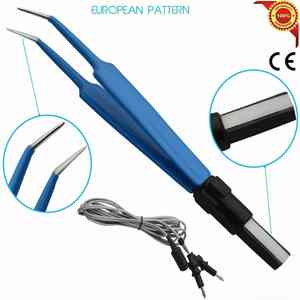 Instrumento quirúrgico de precisión de fórceps bipolar europeo Manual profesional para cirugía General Caronia Surgical - Product Image 5