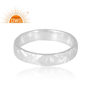 Última Venta de anillo de banda de plata esterlina 925 para mujer joyería personalizada para mujer regalo para ella, fiestas, ocasiones, Fastivales - Product Image 4