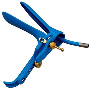 Instrument médical de qualité supérieure-Spéculum vaginal en acier inoxydable à revêtement bleu Meilleur prix pour une utilisation chirurgicale Source d'alimentation manuelle - Product Image 3