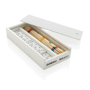 Deluxe Mikado <b>Dominoes</b> <b>Set</b> Sustainable <b>and</b> Elegant Merchandising Game - Product Image 1