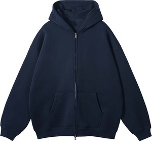 Sudadera con capucha de gran tamaño Unisex lisa de algodón 100% para hombre, Sudadera con capucha de gran tamaño con logotipo personalizado, sudaderas con capucha de peso pesado en blanco para hombre - Product Image 3