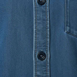 Camisa Vaquera Clásica para Hombre, Antiarrugas, Transpirable, con Corte Recto, Ligera, para Atuendos Modernos de Calle - Product Image 6