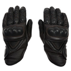 Gants de moto personnalisables en cuir véritable imperméable et respirant avec impression, ventilés, avec protection en carbone CE, unisexe - Product Image 6