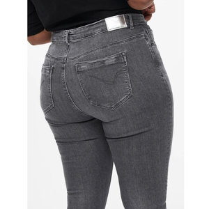 Jeans de mujer Casual Streetwear Workout Boyfriend High Waist Mom Jeans Mujer último Color gris Denim Skinny Jeans - Product Image 6