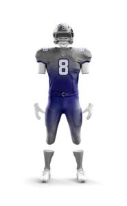 Uniformes de Fútbol Americano de Tela de Poliéster, Cómodos, Transpirables, con Mangas Cortas y Estampados - Product Image 2