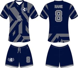 Uniforme de Fútbol de Manga Corta Transpirable de la Mejor Calidad, Nuevo, con Diseño Personalizado y Servicio OEM - Product Image 4