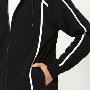 Sudadera con capucha con cremallera de Algodón 100% con etiqueta privada, peso ligero, cómodo, estilo informal de invierno con cuello con capucha, logotipo personalizado - Product Image 5