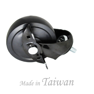 3 inch bánh xe thầu dầu với khóa TPR cao su Caster 3/8 "Threaded STEM cho tủ đồ nội thất xe đẩy nhỏ - Product Image 6