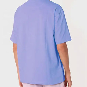 T-shirt imprimé graphique violet pour hommes de grande taille Chemise respirante par tous les temps Porter tous les jours T-shirt à manches courtes - Product Image 1