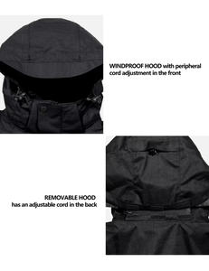 Chaqueta Softshell Impermeable Para Hombre Con Bolsillos Con Cremallera Y Capucha Ajustable Para Chaquetas De Hombre - Product Image 4