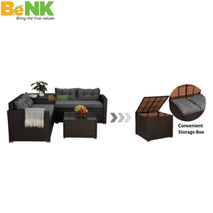 BeNK Petite table d'appoint compacte et moderne en bois du fabricant Meilleur prix Mobilier d'extérieur Table de chevet Meilleure valeur - Product Image 4