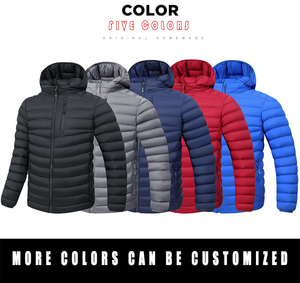 Coupe-vent d'hiver léger Veste d'extérieur rembourrée à bulles pour hommes Veste chaude et froide Mode de travail pour couples Veste grande taille Expédition DDP - Product Image 2