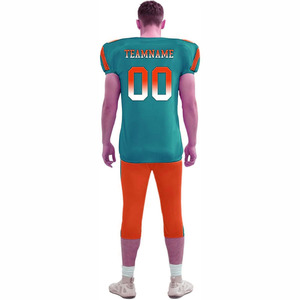 OEM High Quality American Football Jersey Custom Private Logo New Design Comfortable Short Sleeve Plus Size Breathable - Product Image 6