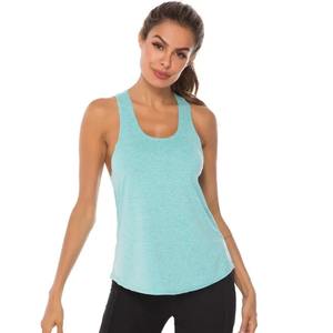 Top deportivo suelto para mujer, chaleco de Yoga suelto para gimnasio, espalda hueca, transpirable, entrenamiento, elástico, mejora, correr, Fitness, camisetas - Product Image 5