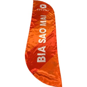 Bandera de Pluma Naranja de Poliéster con Impresión Digital, Duradera, para Deportes y Juegos - Product Image 3