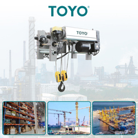 Palans électriques TOYO à poutre simple ou double, 5 tonnes, 10 tonnes, 15 tonnes, 20 tonnes, de style européen, avec télécommande et commande par pendule
