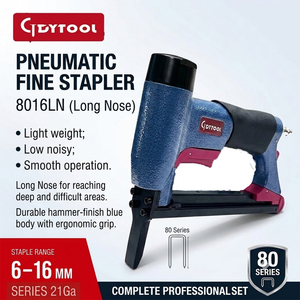 Engrapadora Neumática Profesional de Alta Resistencia 8016LN GDY, Punta Larga 80/380, 16 Coronas, Pistola de Grapas para Sofás, 12.8mm Ga.21, Engrapadora de Aire - Product Image 1