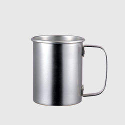 Tasse en aluminium Artisanat Logo personnalisé Conception exclusive Tasse en aluminium pour la fabrication à bas prix - Product Image 6