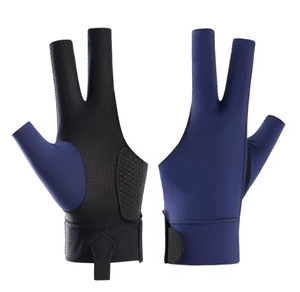 Gants de snooker personnalisables en polyester à 3 doigts, séchage rapide, fermeture à enfiler, durables, antidérapants et respirants pour <span class=keywords><strong>billard</strong></span> unisexe - Product Image 4