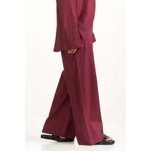 Pantalones Casuales de Pana de Cintura Media, Pantalones Anchos de Otoño con Corte Regular WM-COD-SS25-329B - Product Image 4