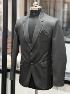 ชุดทักซิโด้สีดำสำหรับผู้ชาย 2 ชิ้น เสื้อแจ็คเก็ตทรงเข้ารูป ชุดสูทสำหรับงานแต่งงาน งานปาร์ตี้ เสื้อเบลเซอร์ดีไซน์หรูหรา ขายส่ง - Product Image 4