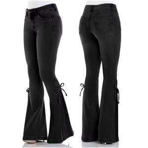2025 Casual High <b>Waist</b> Multi Pockets Trousers Wide Leg Pant Denim <b>Women</b> <b>Jeans</b> Baggy <b>Jeans</b> Cargo Pants <b>Jeans</b> <b>Women</b> Pants - Product Image 4