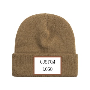 Gorro de Punto Personalizado 2026, Gorro de Lana de Color Puro para Hombre y Mujer - Product Image 1