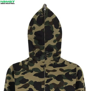 Sweat à capuche zippé pour homme 100% coton Mode d'hiver Pratique Porté décontracté toute saison - Product Image 5